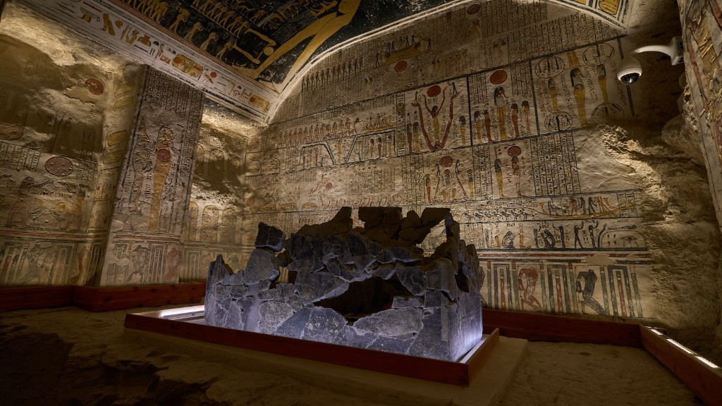 Ein Diorama aus dem alten Ägypten